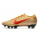 Nouvelles Nike Mercurial Vapor 13 Elite FG Or Rouge