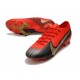 Nouvelles Nike Mercurial Vapor 13 Elite FG Rouge Noir Or