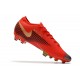 Nouvelles Nike Mercurial Vapor 13 Elite FG Rouge Noir Or