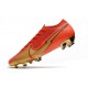 Nouvelles Nike Mercurial Vapor 13 Elite FG Ronaldo CR100 Rouge Or