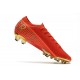 Nouvelles Nike Mercurial Vapor 13 Elite FG Ronaldo CR100 Rouge Or