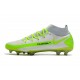 Chaussures 2021 Nike Phantom GT Elite DF FG Blanc Vert