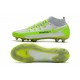 Chaussures 2021 Nike Phantom GT Elite DF FG Blanc Vert