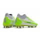 Chaussures 2021 Nike Phantom GT Elite DF FG Blanc Vert