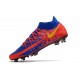 Chaussures 2021 Nike Phantom GT Elite DF FG Bleu Rouge Jaune