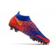 Chaussures 2021 Nike Phantom GT Elite DF FG Bleu Rouge Jaune