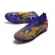 Adidas Chaussure de Foot Nemeziz 19+ FG Violet Vert Rose