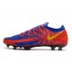 Nike Crampon 2021 Phantom GT Elite FG Rouge Bleu Jaune