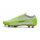 Nike Crampon 2021 Phantom GT Elite FG Blanc Vert