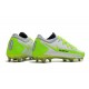 Nike Crampon 2021 Phantom GT Elite FG Blanc Vert