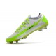 Nike Crampon 2021 Phantom GT Elite FG Blanc Vert