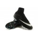 2014 Homme Chaussures Football Mercurial Superfly FG CR Noir Blanc Turquoise