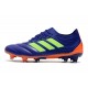 Chaussures de Football pour Hommes Adidas Copa 19.1 FG Violet Vert