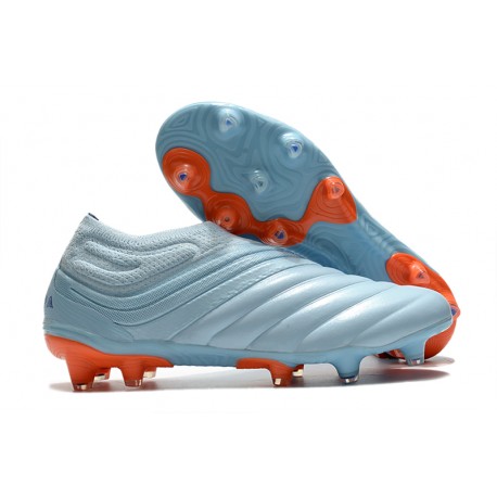 Chaussures Foot adidas Copa 20+ FG - Ciel Bleu Royal Corail