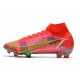 Chaussure Nike Mercurial Superfly 8 Elite FG Rubis Argent Metallique