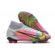 Chaussure à Crampons Nike Mercurial Superfly 8 Elite FG Blanc Multicolore 