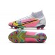 Chaussure à Crampons Nike Mercurial Superfly 8 Elite FG Blanc Multicolore 