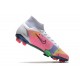 Chaussure à Crampons Nike Mercurial Superfly 8 Elite FG Blanc Multicolore 