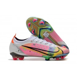 Nike Mercurial Vapor XIV Elite FG Blanc Argent Métallique Raison Foncé