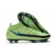 Chaussures 2021 Nike Phantom GT Elite DF FG Vert Noir