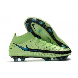 Chaussures 2021 Nike Phantom GT Elite DF FG Vert Noir