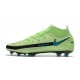 Chaussures 2021 Nike Phantom GT Elite DF FG Vert Noir