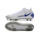 Chaussures 2021 Nike Phantom GT Elite DF FG Blanc Bleu