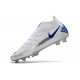 Chaussures 2021 Nike Phantom GT Elite DF FG Blanc Bleu