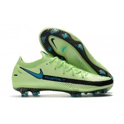 Nike Crampon 2021 Phantom GT Elite FG Impulse - Vert Bleu