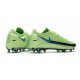 Nike Crampon 2021 Phantom GT Elite FG Impulse - Vert Bleu