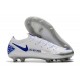 Nike Crampon 2021 Phantom GT Elite FG Blanc Bleu