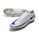 Nike Crampon 2021 Phantom GT Elite FG Blanc Bleu