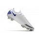 Nike Crampon 2021 Phantom GT Elite FG Blanc Bleu