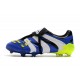 Chaussure Adidas Predator Accelerator FG Bleu Blanc Vert