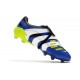 Chaussure Adidas Predator Accelerator FG Bleu Blanc Vert