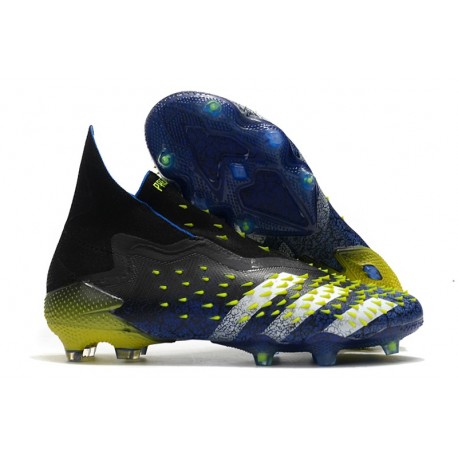 adidas Chaussures Predator Freak + FG Bleu Jaune