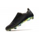 Crampon de Foot adidas X Ghosted+ FG Superstealth - Noir Bleu cyan