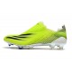 Crampon de Foot adidas X Ghosted+ FG Superlative - Jaune Noir Bleu