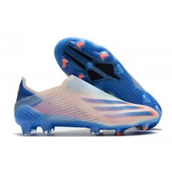 Crampon de Foot adidas X Ghosted+ FG Bleu Orange