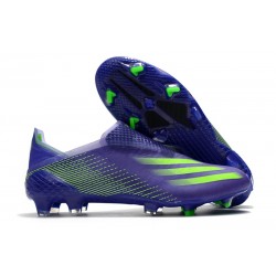 Crampon de Foot adidas X Ghosted+ FG Violet Vert