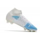 Chaussure à Crampons Nike Mercurial Superfly 8 Elite FG Blanc Bleu