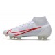 Nike Mercurial Superfly VIII Elite DF FG Blanc Rouge