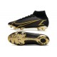 Chaussure à Crampons Nike Mercurial Superfly 8 Elite FG Noir Or