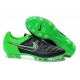 Nouvelle Chaussure de Football Nike Tiempo Legend V FG Noir Vert