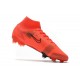 Chaussure à Crampons Nike Mercurial Superfly 8 Elite FG Rouge Noir