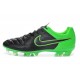 Nouvelle Chaussure de Football Nike Tiempo Legend V FG Noir Vert