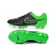 Nouvelle Chaussure de Football Nike Tiempo Legend V FG Noir Vert