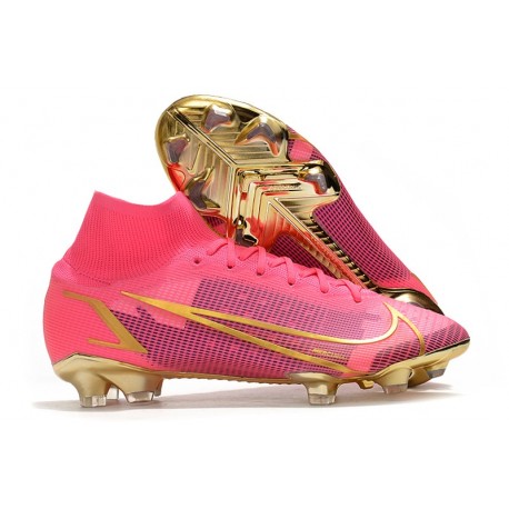 Nike Mercurial Superfly VIII Elite DF FG Rose Or Noir