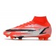 Nike Mercurial Superfly VIII Elite DF CR7 FG Rouge Piment Noir Fantôme Orange Total