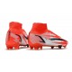 Nike Mercurial Superfly VIII Elite DF CR7 FG Rouge Piment Noir Fantôme Orange Total